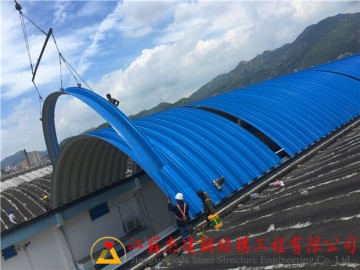 杰達拱形波紋鋼屋蓋新型節(jié)能